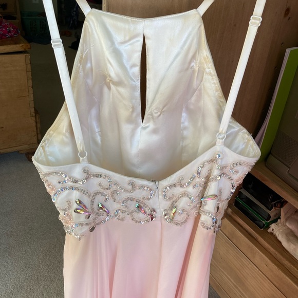 Prom dress with beading by Xscape. Retailed new $150 at Lord & Taylor. Size 6. - Picture 2 of 8